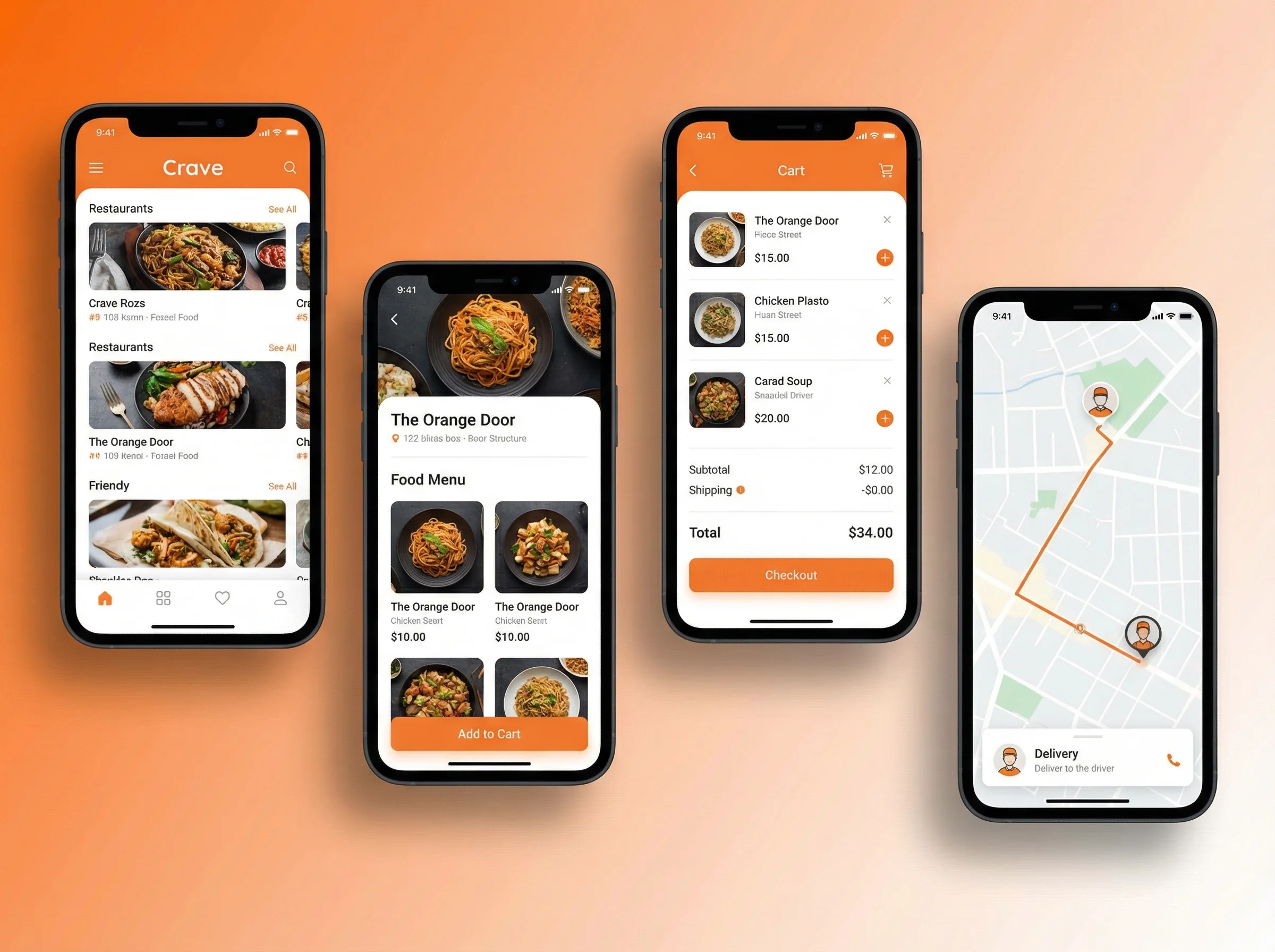 Crave Food Delivery App